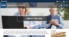 Desktop Screenshot of disability.lacity.org