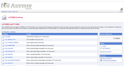 Desktop Screenshot of listserv.lacity.org